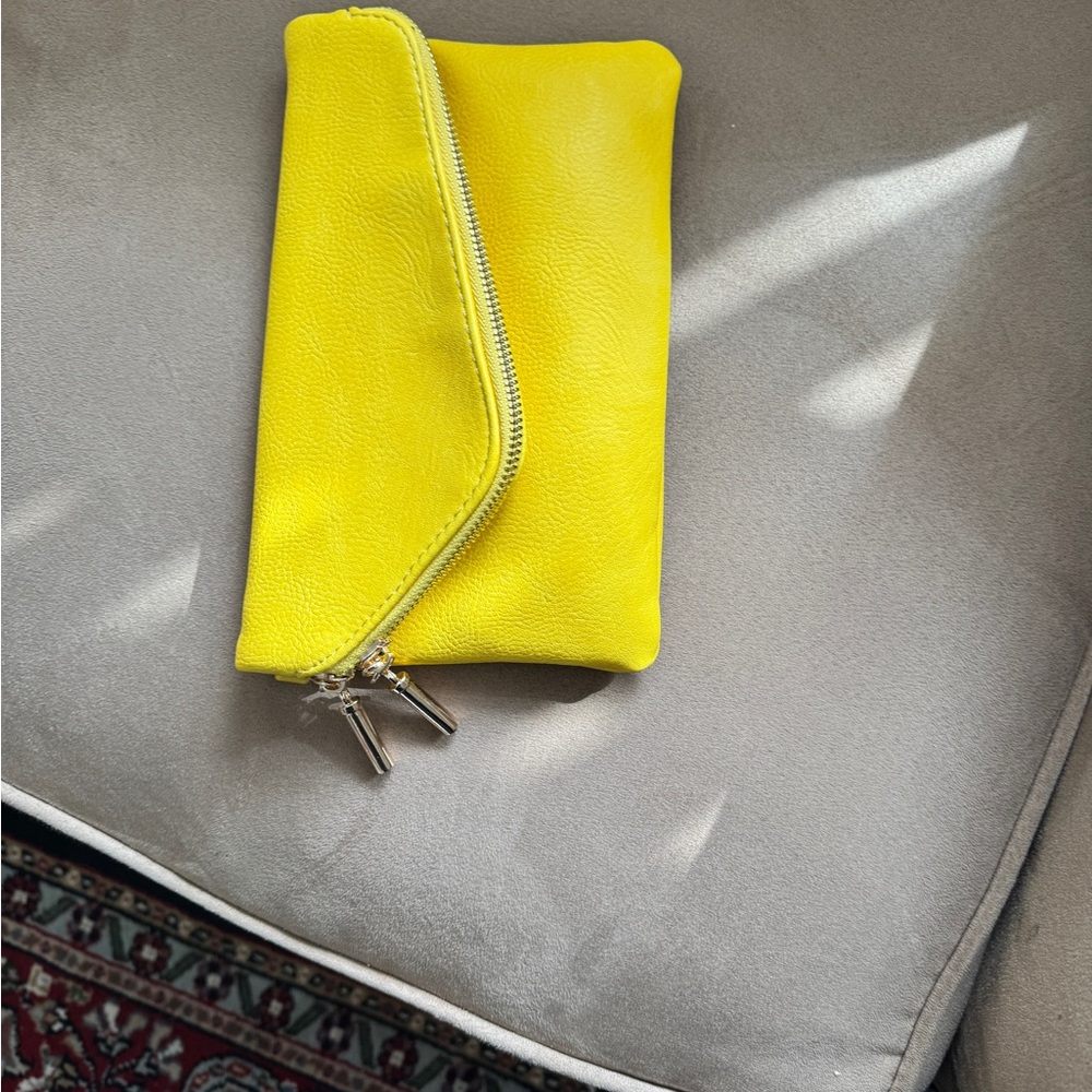 Vibrant Yellow Women's Clutch